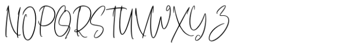 Hulya Script Font UPPERCASE
