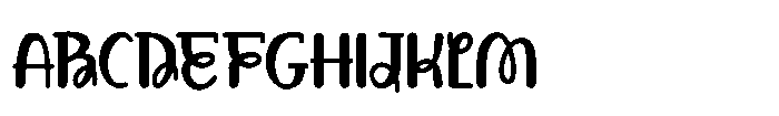 Human Form Font UPPERCASE