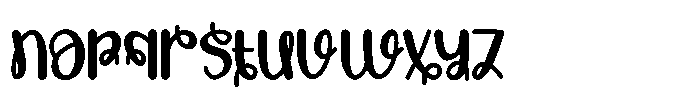 Human Form Font LOWERCASE