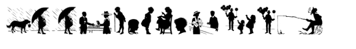 Human Silhouettes Human Silhouettes FONT