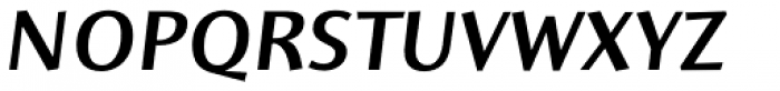Humana Sans Pro Medium Italic Font UPPERCASE