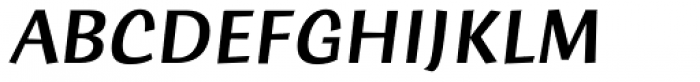 Humana Sans Std Medium Italic Font UPPERCASE