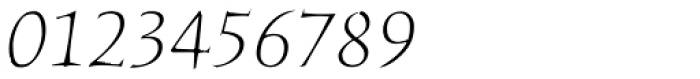 Humana Serif Pro Light Italic Font OTHER CHARS