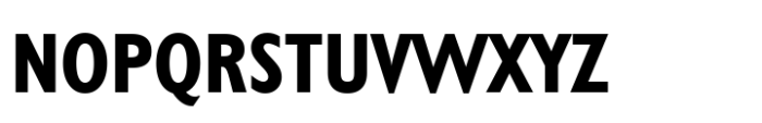 Humanist 521 Std Bold Condensed Font UPPERCASE