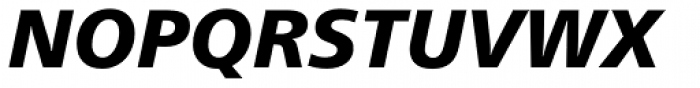 Humanist 777 Black Italic Font UPPERCASE