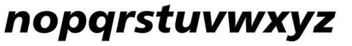 Humanist 777 Std Black Italic Font LOWERCASE