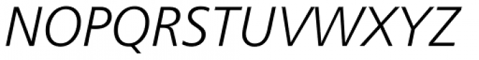 Humanist 777 Std Light Italic Font UPPERCASE
