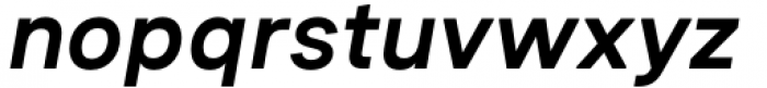 Humber Bold Italic Font LOWERCASE