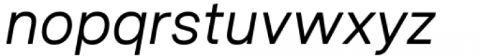 Humber Italic Font LOWERCASE
