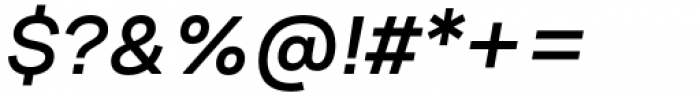 Humber SemiBold Italic Font OTHER CHARS