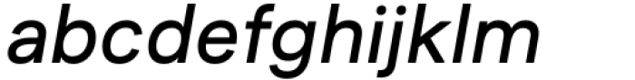 Humber SemiBold Italic Font LOWERCASE