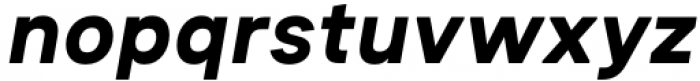 Humber UltraBold Italic Font LOWERCASE