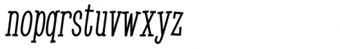 Humble Bee Italic Font LOWERCASE