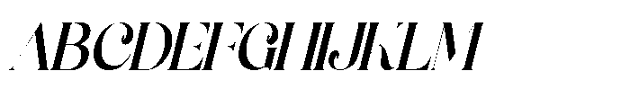Humble Garden Italic Font UPPERCASE