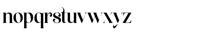 Humble Garden Regular Font LOWERCASE