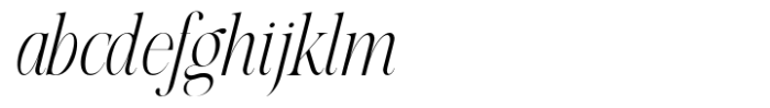 Humility Extra Light Italic FONT
