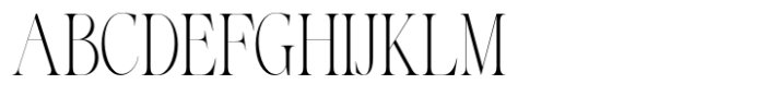 Humility Thin Font UPPERCASE