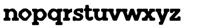 Hundra Cutout Font LOWERCASE
