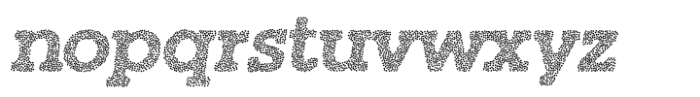 Hundra Glitter Italic Font LOWERCASE