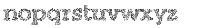 Hundra Glitter Font LOWERCASE