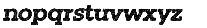 Hundra Grain Rough Italic Font LOWERCASE