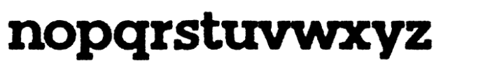Hundra Rough Font LOWERCASE