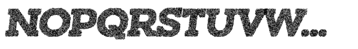 Hundra Stipple Italic Font UPPERCASE