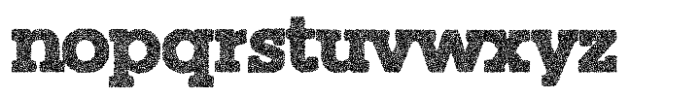 Hundra Stipple Font LOWERCASE