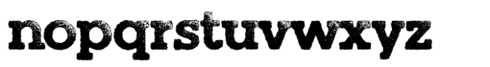 Hundra Torn Rough Font LOWERCASE