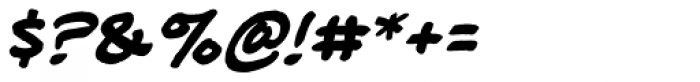 HundredWatt BB Bold Italic Font OTHER CHARS