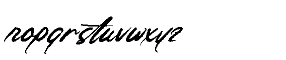 Hunger Bloods Italic Font LOWERCASE