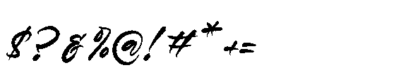 Hunger Bloods Regular Font OTHER CHARS