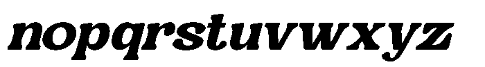Hungry Food Italic Font LOWERCASE