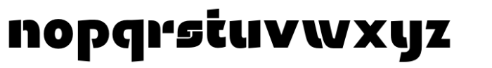 Hunkster Black Font LOWERCASE