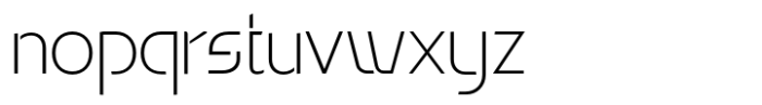 Hunkster Thin Font LOWERCASE