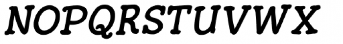 Hunniwell Bold Italic Font UPPERCASE