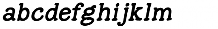 Hunniwell Bold Italic Font LOWERCASE