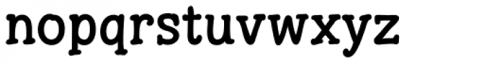Hunniwell Bold Font LOWERCASE