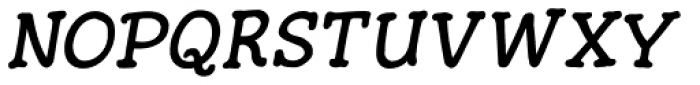 Hunniwell Italic Font UPPERCASE