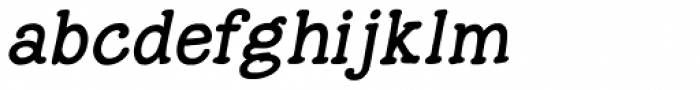 Hunniwell Italic Font LOWERCASE