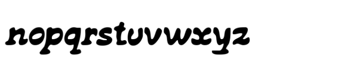 Hunosai Bold Blur Font LOWERCASE