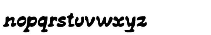 Hunosai Brain Bold Blur Font LOWERCASE