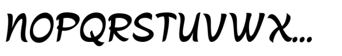 Hunosai Regular Font UPPERCASE