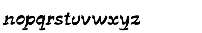 Hunosai Regular Font LOWERCASE