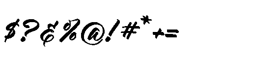 Hunter Anthila Regular Font OTHER CHARS