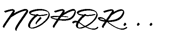 Hunter Anthila Regular Font UPPERCASE