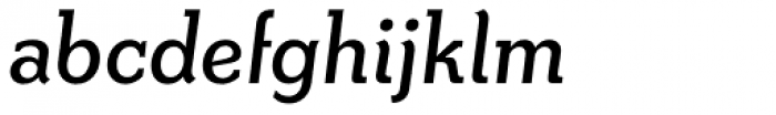 Hunter Medium Italic Font LOWERCASE