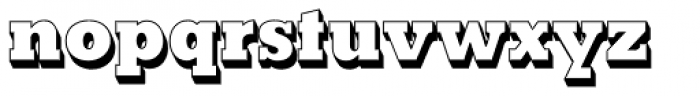 Hunter Shadow Font LOWERCASE