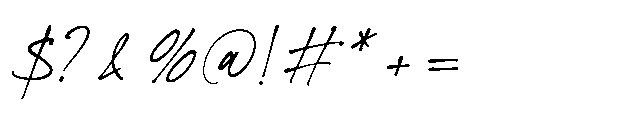 Hunthelir Souther Font OTHER CHARS