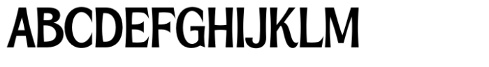 Huntrela Regular Font UPPERCASE